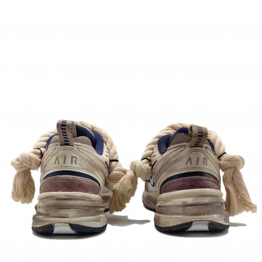 [ CUSTOM ] Air Monarch 4 Dreadlocks Dirty Beige/Brown